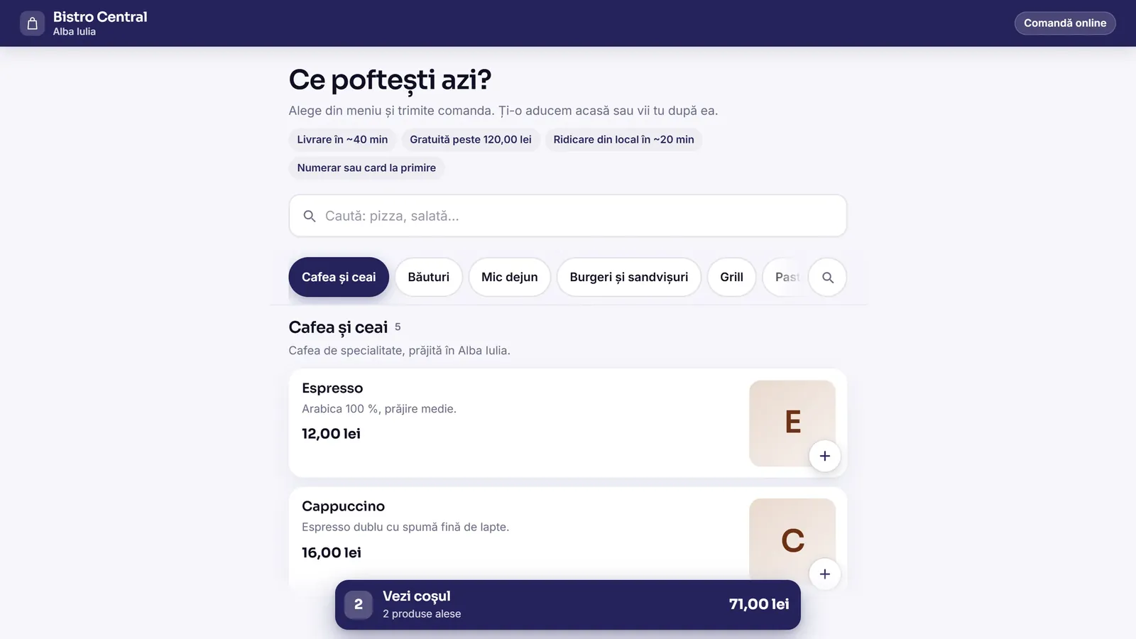 Magazinul online white-label